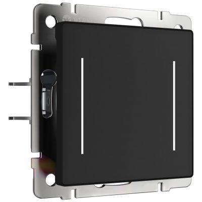 Умный сенсорный выключатель двухклавишный (черный) W4523008 Werkel