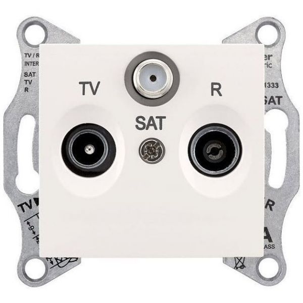 Розетка TV/R/SAT оконечная Schneider Electric Sedna Бежевый 1dB