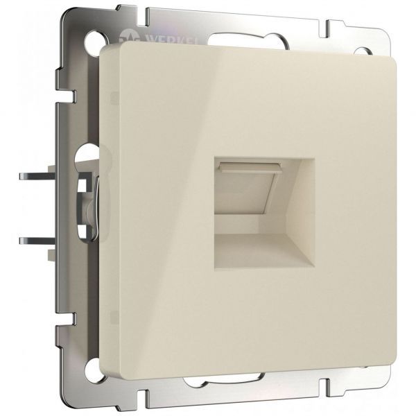Розетка Werkel ТФ RJ-11 W1182003 слоновая кость (WL03-RJ-11-ivory)