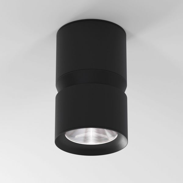 Светильник потолочный светодиодный Kayo 25049/LED 12W 4000К чёрный Elektrostandard