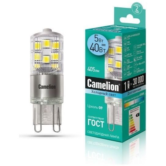 Светодиодная лампа Camelion LED5-G9-NF/845/G9