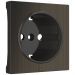 Накладка для розетки Werkel W1179012 бронза (WL12-SKGS-IP20-CP)