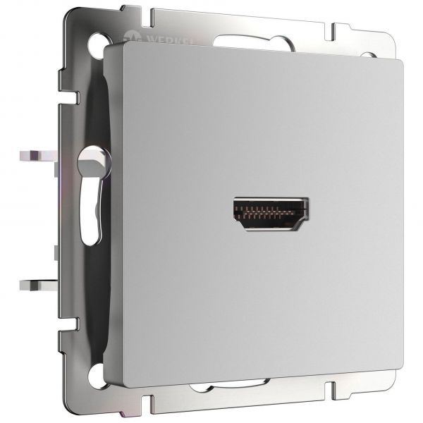 Розетка HDMI Werkel W1186006 серебро (WL06-60-11)