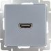 Розетка HDMI Werkel W1186006 серебро (WL06-60-11)