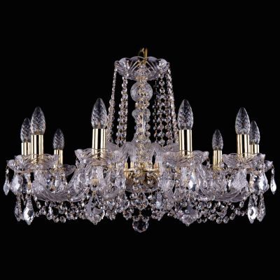 Люстра Bohemia Ivele Crystal 1402/10/240/G/Leafs