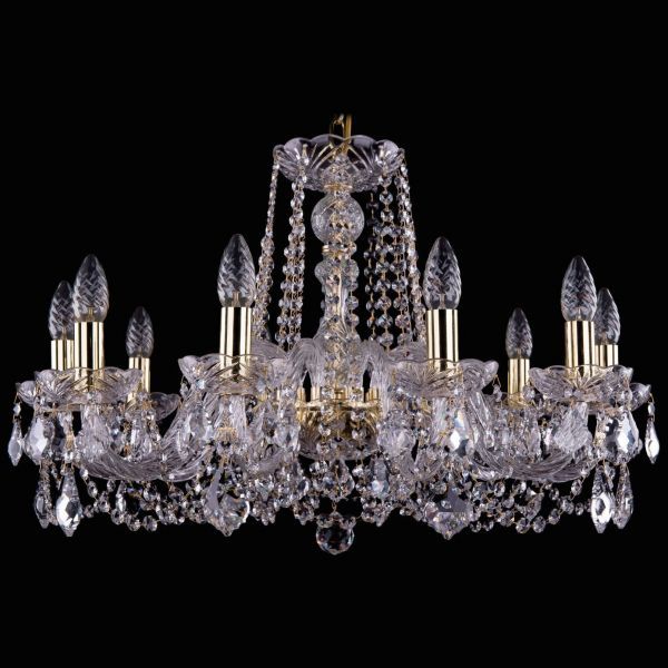 Люстра Bohemia Ivele Crystal 1402/10/240/G/Leafs