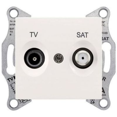 Розетка TV/SAT оконечная Schneider Electric Sedna Бежевый 1dB