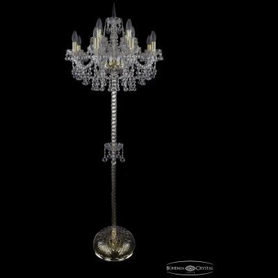 Торшер Bohemia Ivele Crystal 1409T2/8+4/195-165/G