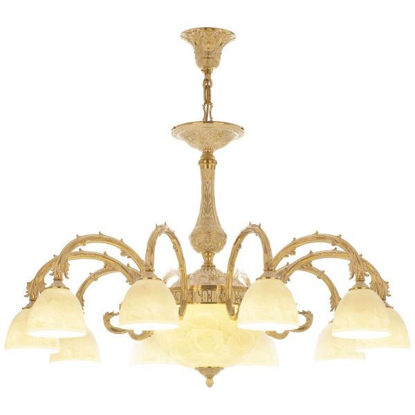 Люстра бронзовая 71109P/10/300 GW P1 D Rose Bohemia Ivele Crystal