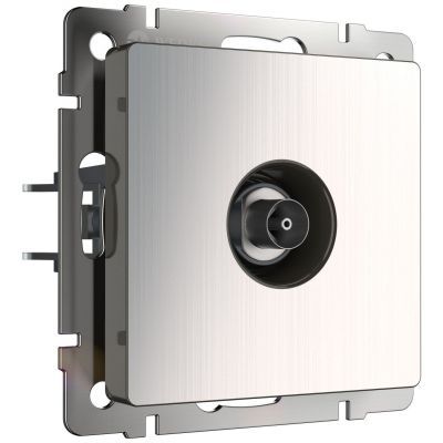 ТВ розетка оконечная Werkel W1183002 глянцевый никель (WL02-TV)