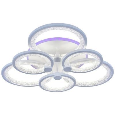 Потолочный светодиодный светильник 8002/3+3 WHT 144W+8W RGB Profit Light