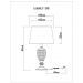 Настольная лампа Arte Lamp Radison A1550LT-1PB