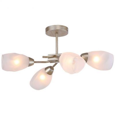 Светильник потолочный Linvel LV 9331/4 Прут Серебро/золото Е14 40W 525х365х285мм