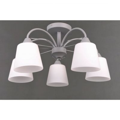 Люстра Linvel LV 9227/5 Нева Серый E27 40W