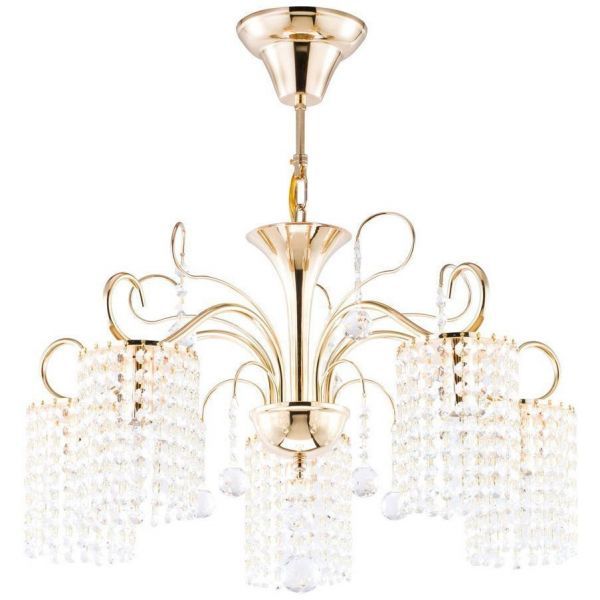 Люстра хрустальная Maytoni FR1127-PL-05-G