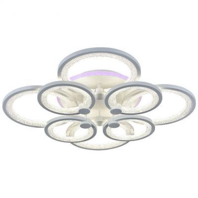 Потолочный светодиодный светильник 8002/4+4 WHT 192W+8W RGB Profit Light