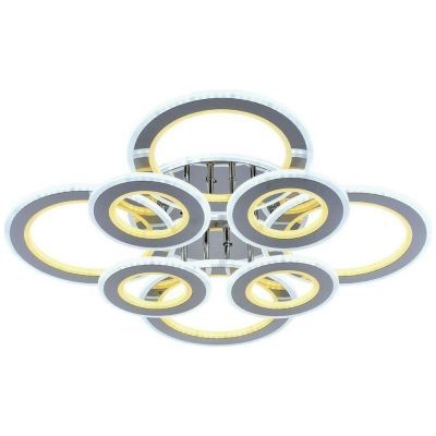 Светодиодная люстра 8005/4+4 CHR Profit Light
