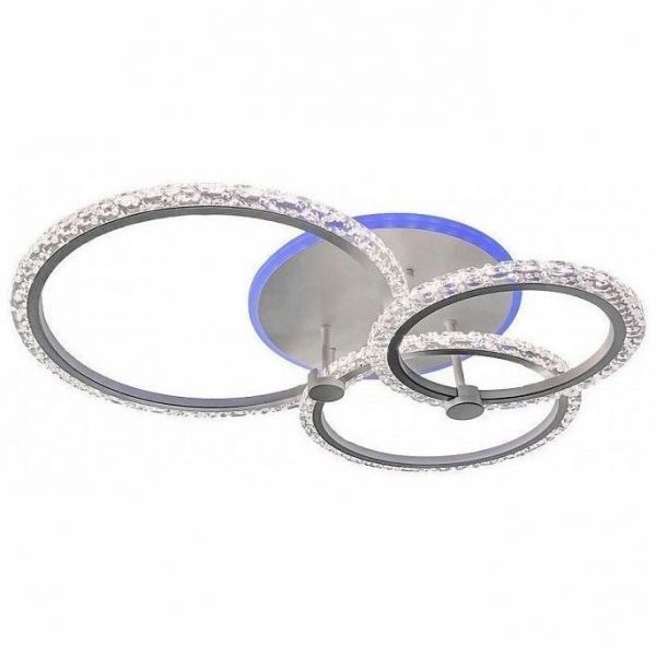 Светодиодная люстра 18027/3 WHT 90W+7W RGB Profit Light