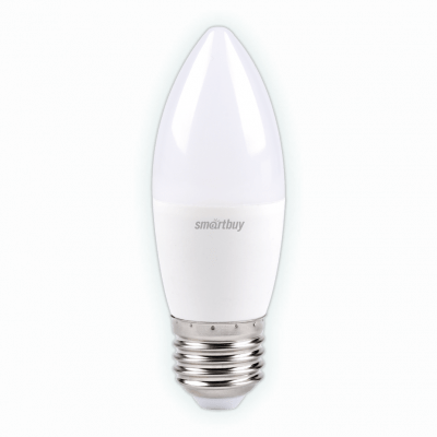 Лампа светодиодная Свеча 9,5W Е27 3000K Smartbuy SBL-C37-9_5-30K-E27