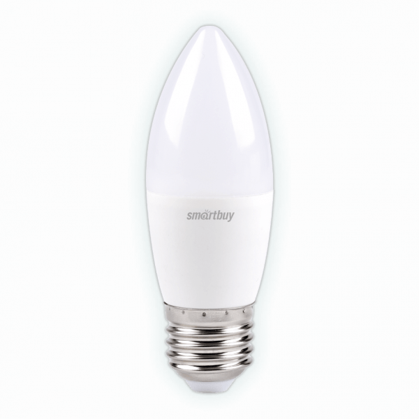 Лампа светодиодная Свеча 9,5W Е27 3000K Smartbuy SBL-C37-9_5-30K-E27