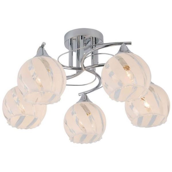 Светильник потолочный Linvel LV 9445/5 Фанни Хром Е27 60W