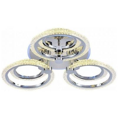 Потолочный светодиодный светильник 8003/3+3 CHR 108W+8W RGB хром Profit Light