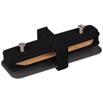Коннектор прямой для однофазного шинопровода Elektrostandard TRC-1-1-I-BK