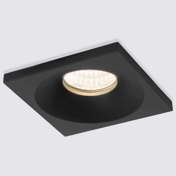 Встраиваемый точечный светильник Elektrostandard 15271/LED черный