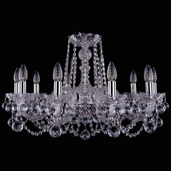 Люстра Bohemia Ivele Crystal 1402/10/240/Ni/Balls