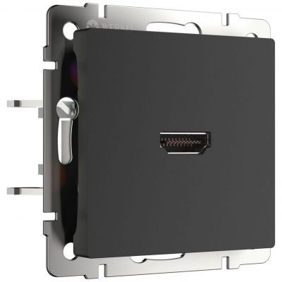 Розетка HDMI (черный матовый) W1186008 Werkel