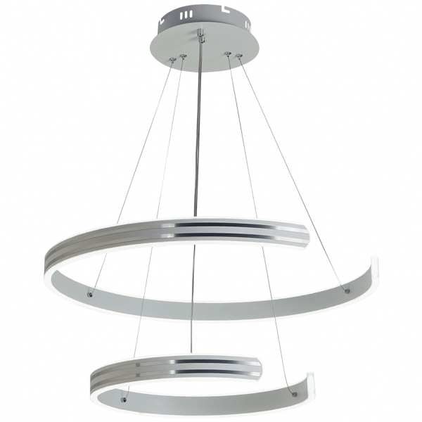 Подвесная светодиодная люстра Profit Light 6039/2 WHT+CHR