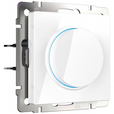 Диммер с подсветкой Werkel W1142101 белый (WL01-DM600-LED)