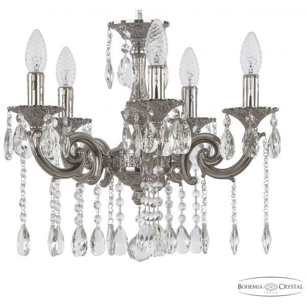 Люстра бронзовая 72117/5/125 A Ni Bohemia Ivele Crystal