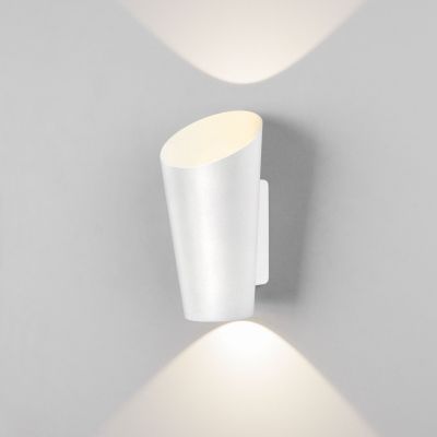 Уличный настенный светодиодный светильник Tronc IP54 Elektrostandard 1539 TECHNO LED белый