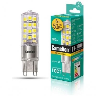 Светодиодная лампа Camelion LED6-G9-NF/830/G9