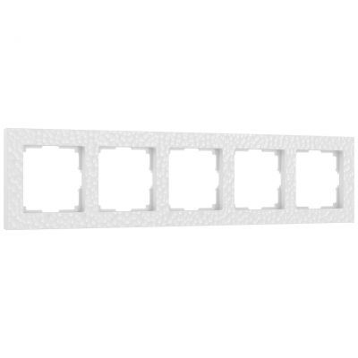 Рамка на 5 постов (белый) Werkel W0052401