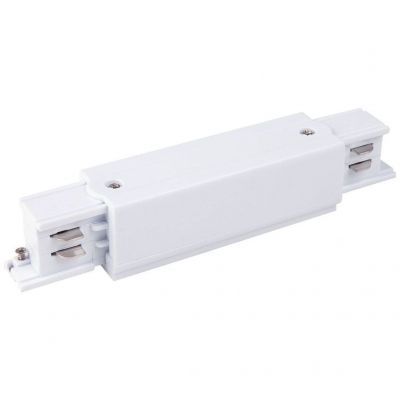 Коннектор прямой для трехфазного шинопровода Elektrostandard TRC-1-3-I-WH