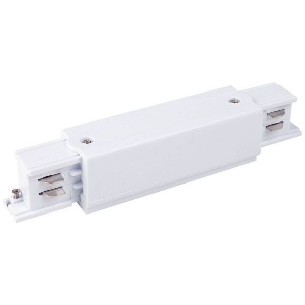 Коннектор прямой для трехфазного шинопровода Elektrostandard TRC-1-3-I-WH