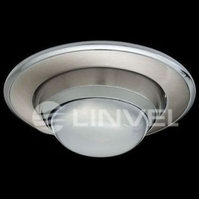 Светильник встраиваемый Linvel 301 SN/N R-39 E14 титан/хром