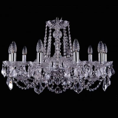Люстра Bohemia Ivele Crystal 1402/10/240/Ni/Leafs