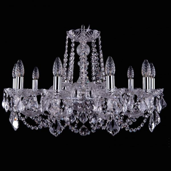 Люстра Bohemia Ivele Crystal 1402/10/240/Ni/Leafs