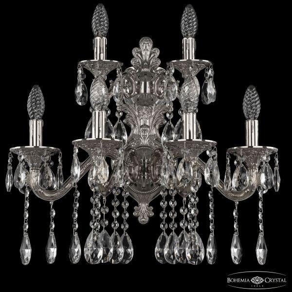Бра бронзовые 7102B16/4+2/210 A Ni Bohemia Ivele Crystal