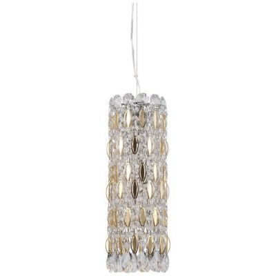 Подвесной светильник Crystal Lux Lirica SP3 Chrome/Gold-Transparent Lirica