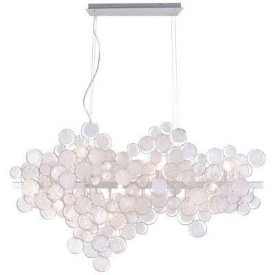 Подвесной светильник Crystal Lux Deseo SP12 L1000 Silver Deseo