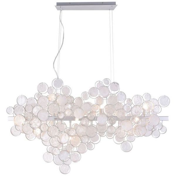 Подвесной светильник Crystal Lux Deseo SP12 L1000 Silver Deseo