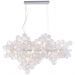 Подвесной светильник Crystal Lux Deseo SP12 L1000 Silver Deseo