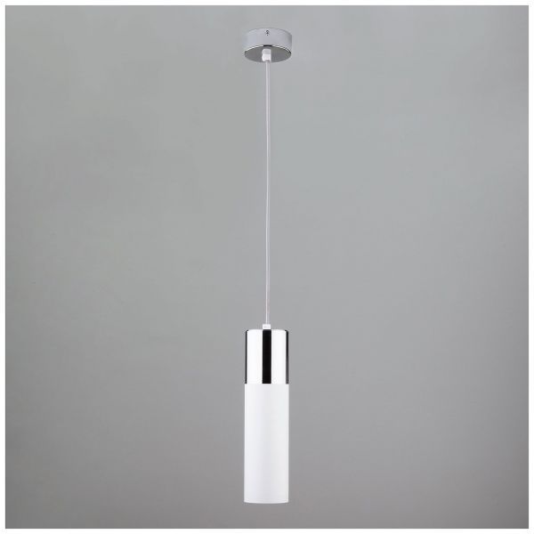 Подвесной светильник Eurosvet 50135/1 LED хром/белый