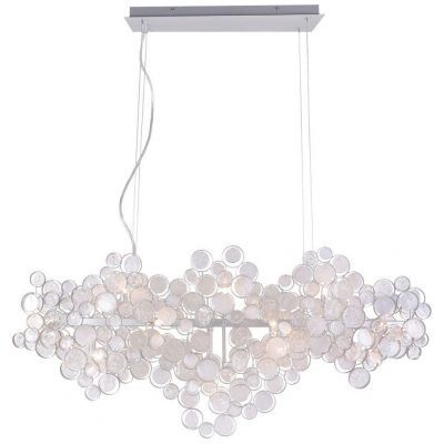Подвесной светильник Crystal Lux Deseo SP15 L1400 Silver Deseo