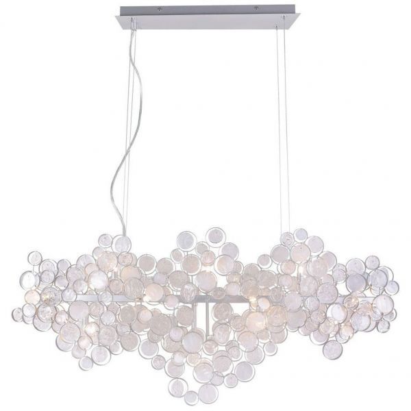 Подвесной светильник Crystal Lux Deseo SP15 L1400 Silver Deseo