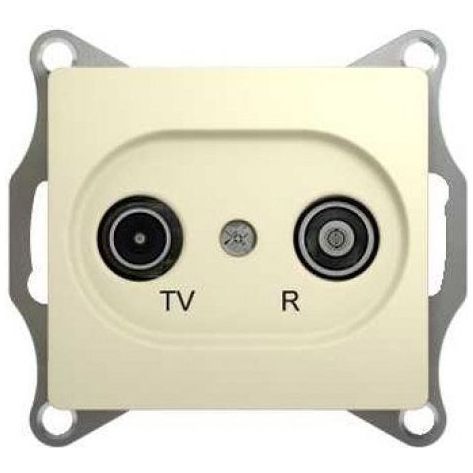 Розетка оконечная 1DB SE Glossa Беж TV-R GSL000294